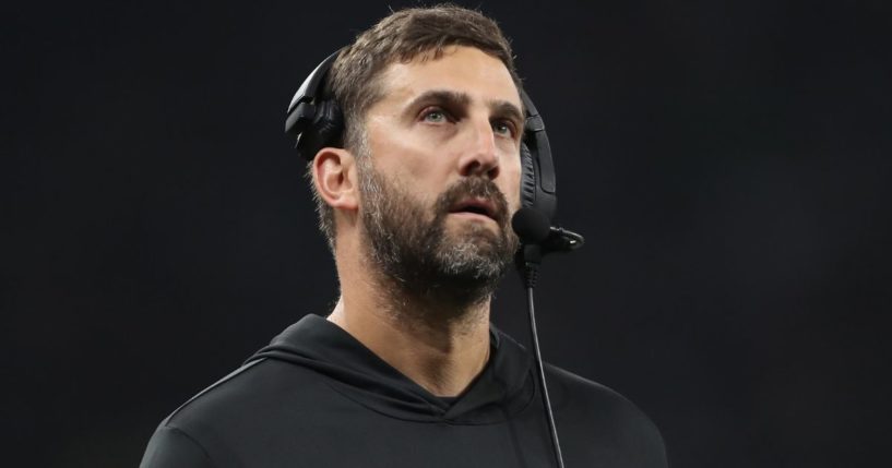 Head coach Nick Sirianni of the Philadelphia Eagles looks on during the fourth quarter against the Green Bay Packers in Sao Paulo, Brazil, on Sept. 6.