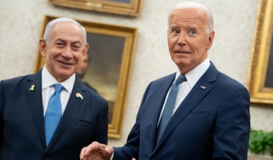 U.S. President Joe Biden meets with Israeli Prime Minister Benjamin Netanyahu in the Oval Office at the White House on July 25, 2024 in Washington, DC.