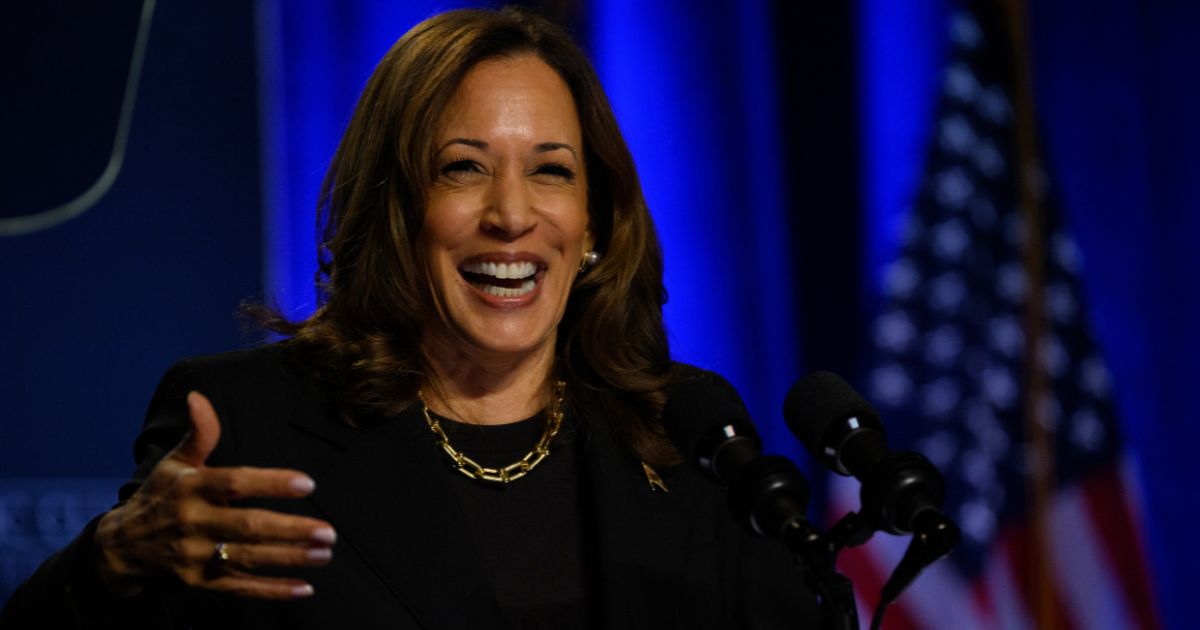 US Vice President and Democratic nominee for President Kamala Harris speaks at an event hosted by The Economic Club of Pittsburgh at Carnegie Mellon University on September 25, 2024 in Pittsburgh, Pennsylvania.