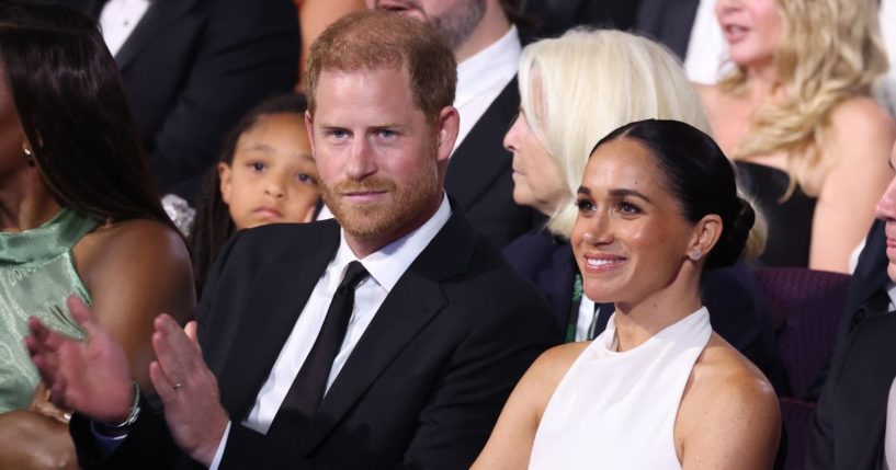 Prince Harry, Duke of Sussex and Meghan, Duchess of Sussex attend the 2024 ESPY Awards at Dolby Theatre on July 11, 2024 in Hollywood, California.