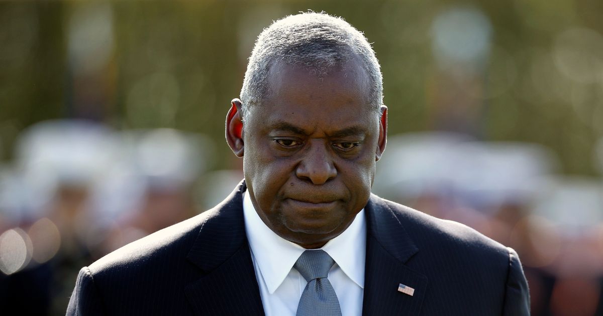 U.S. Secretary of Defense Lloyd Austin delivers remarks at the Department of Defense 2024 National POW/MIA Recognition Day ceremony at the Pentagon on September 20, 2024 in Arlington, Virginia.