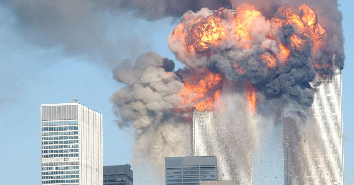 A second plane crashed into the World Trade Center in New York City on Sept. 11, 2001.