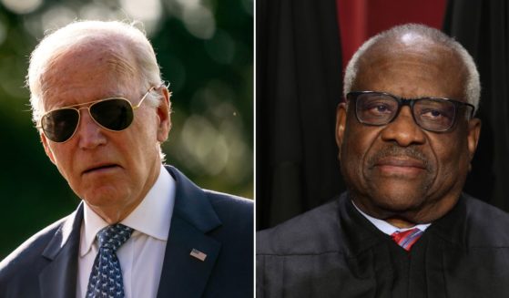 President Joe Biden is guilty of the same thing media outlets have been accusing Supreme Court Justice Clarence Thomas of.