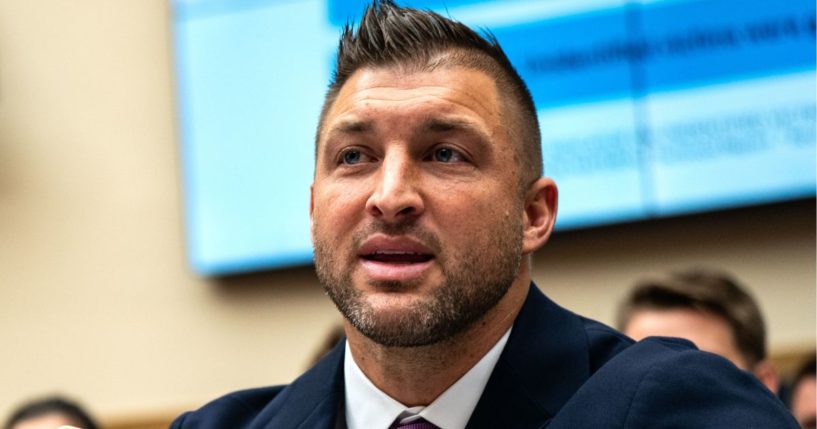 Tim Tebow testifies before the House Judiciary Subcommittee on Crime and Federal Government Surveillance on behalf of the Tim Tebow foundation and discussed the foundation's work to combat the distribution of child sex abuse material in the United States on March 6.