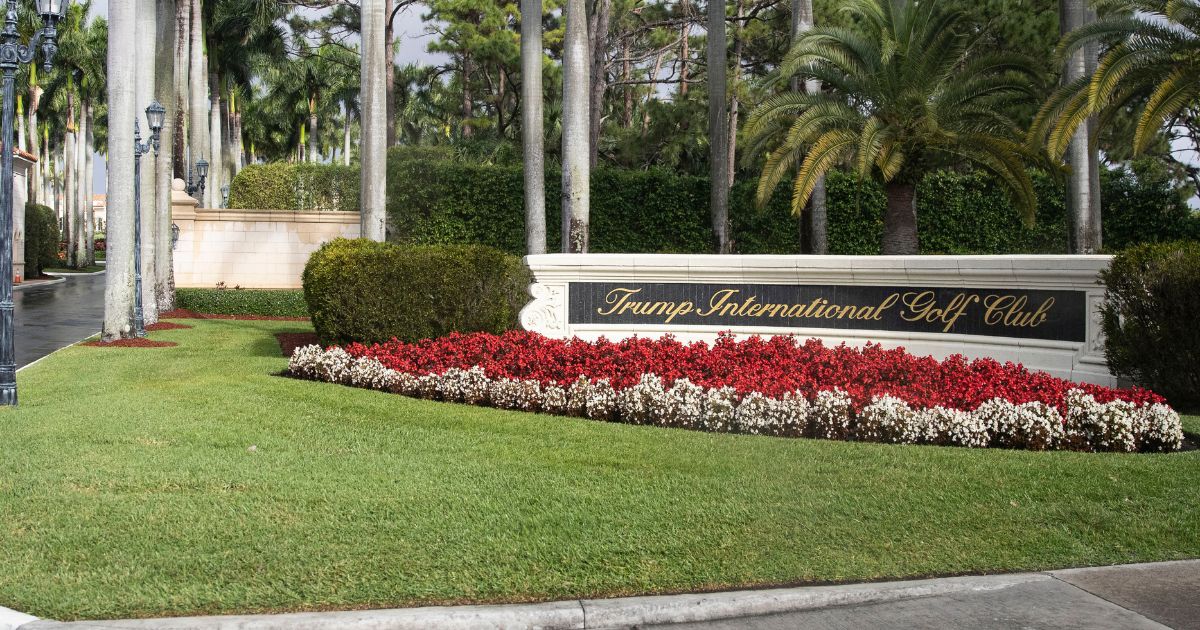 Trump International Golf Course is pictured in West Palm Beach, Florida. Former President Donald Trump was golfing here on Sunday when shots broke out in his vicinity.