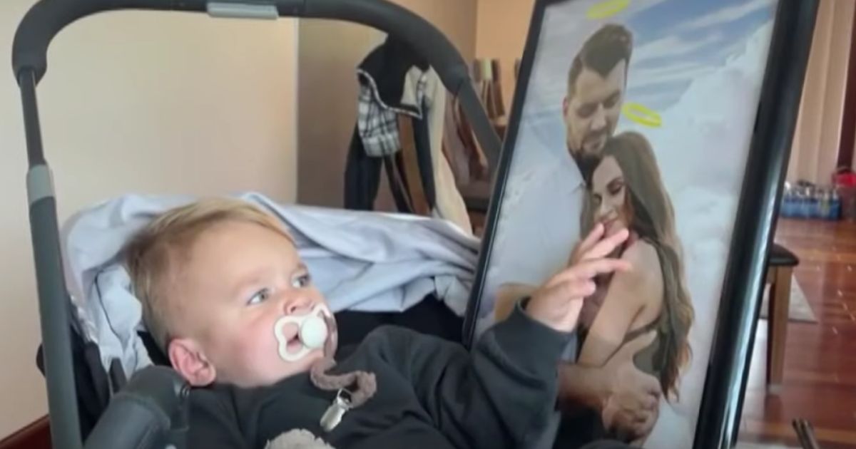 This YouTube screen shot shows a young child who just recently lost his parents to a snorkeling disaster off the coast of the Hawaiian island of Maui.