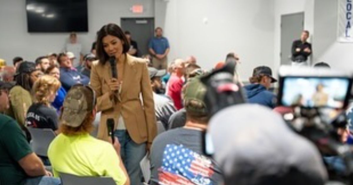 This Instagram screen shot shows MSNBC anchor Alex Wagner speaking to various union members about the forthcoming November general election.