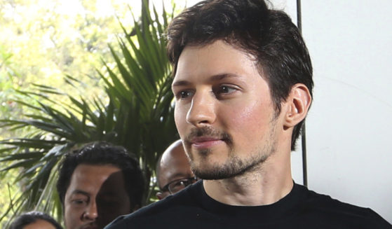 Telegram co-founder Pavel Durov appears at an event on August 1, 2017 in Jakarta, Indonesia.