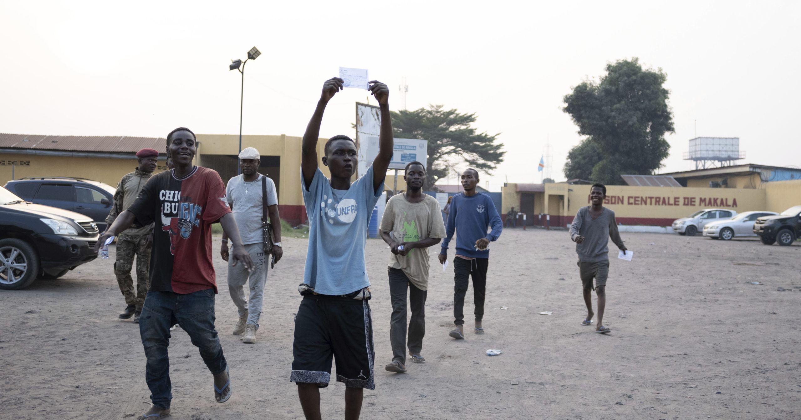 Prisoners released in the Congo.