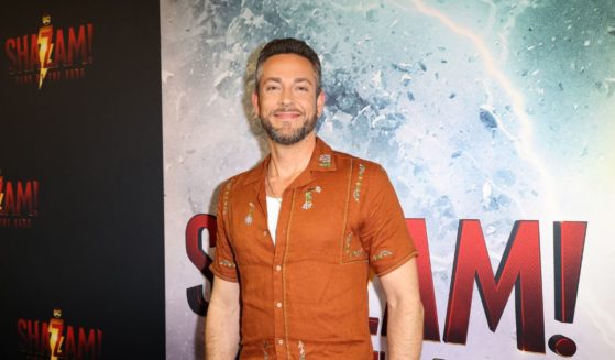 Actor Zachary Levi at a screening for "Shazam! Fury of the Gods" in Miami in 2023.