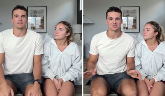 These Instagram screen shots show Matt and Abby Howard, social media influencer parents, who are accused of leaving their children unattended on a cruise ship.