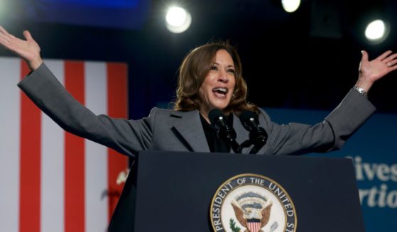 Democratic presidential nominee, U.S. Vice President Kamala Harris, speaks during an event at the Cobb Energy Performing Arts Centre on September 20, 2024, in Atlanta, Georgia.