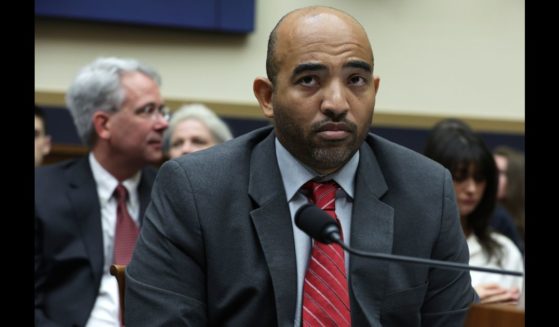 Suspended FBI agent Marcus Allen testifies during a hearing before the Select Subcommittee on the Weaponization of the Federal Government of the House Judiciary Committee at Rayburn House Office Building on May 18, 2023 on Capitol Hill in Washington, DC.