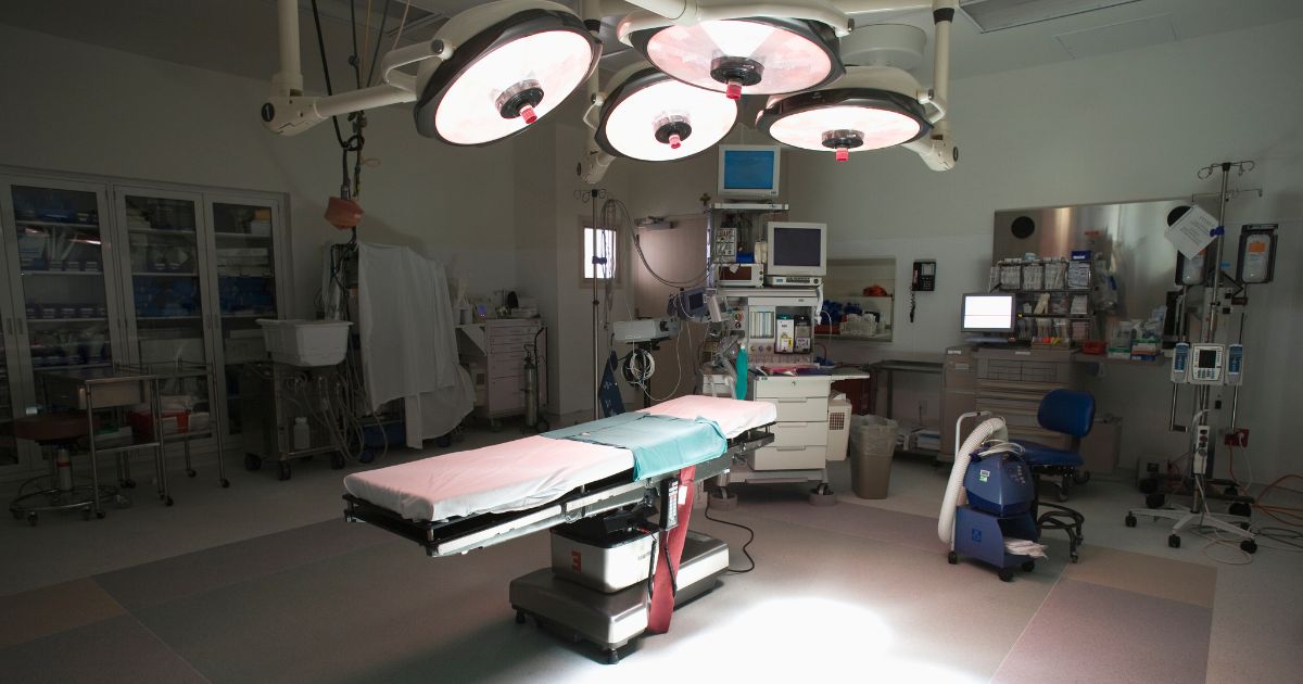 This Getty stock image shows an operating room.