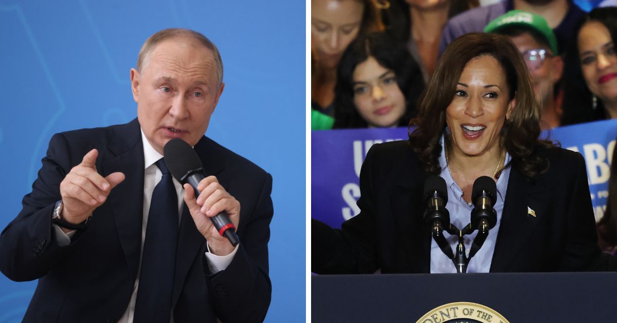 Putin Endorses Kamala Harris, Comments on Her ‘Infectious’ Laugh