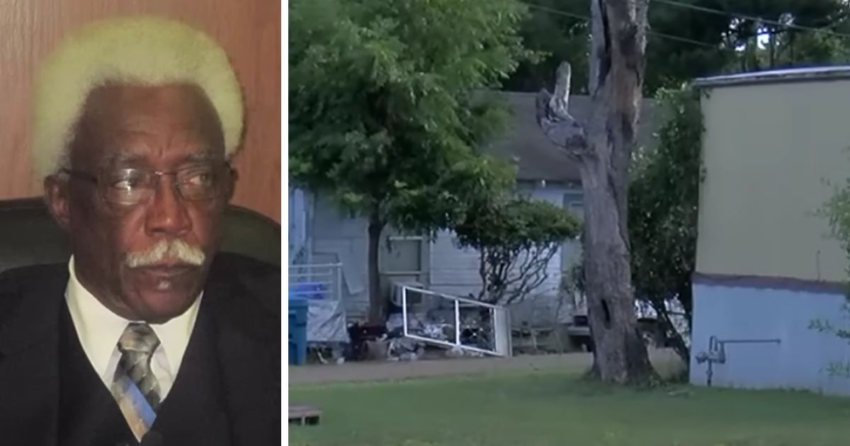 (L) These YouTube screen shots show Joe Cornelius, a city councilman who was briefly appointed mayor in Minden, Louisiana, who was allegedly shot to death by an 11-year-old. Cornelius' adult daughter, Keisha Miles, was also a victim. (R) An image from the scene of the crime.