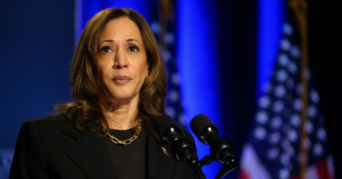 US Vice President and Democratic nominee for President Kamala Harris speaks at an event hosted by The Economic Club of Pittsburgh at Carnegie Mellon University on September 25, 2024 in Pittsburgh, Pennsylvania.