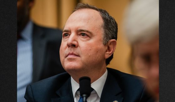 California Democratic Rep. Adam Schiff , seen in a 2023 file photo, is pressuring social media companies to censor "misinformation" ahead of the November election.