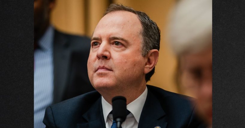 California Democratic Rep. Adam Schiff , seen in a 2023 file photo, is pressuring social media companies to censor "misinformation" ahead of the November election.