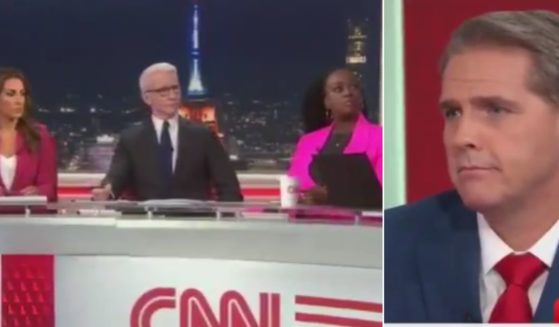 CNN panelists, left, including Alyssa Farah Griffin, Anderson Cooper and Ashley Allison attacked conservative panelist Scott Jennings, right, over his statement that Minnesota Gov. Tim Walz opened the door to the practice of allowing babies who survive abortion to be left to die.