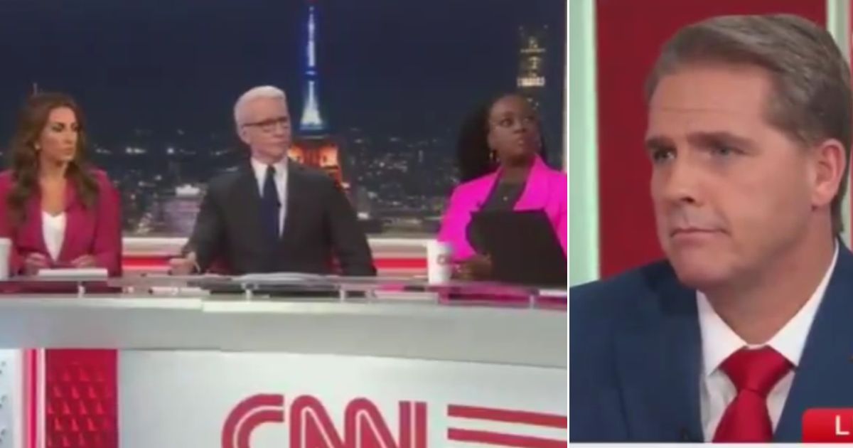 CNN panelists, left, including Alyssa Farah Griffin, Anderson Cooper and Ashley Allison attacked conservative panelist Scott Jennings, right, over his statement that Minnesota Gov. Tim Walz opened the door to the practice of allowing babies who survive abortion to be left to die.