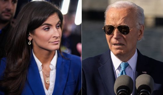 On Tuesday, President Joe Biden, right, called supporters of former President Donald Trump "garbage," and CNN's Kaitlan Collins, left, is not buying the White House's doctored transcript of Biden's remarks.