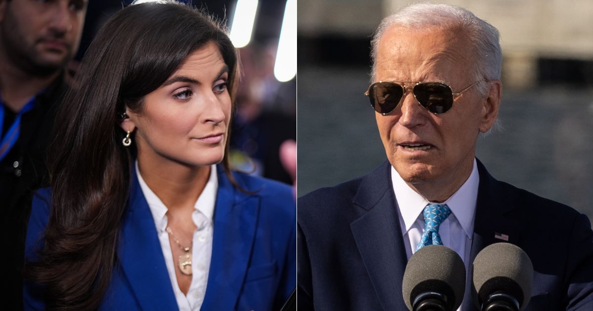 On Tuesday, President Joe Biden, right, called supporters of former President Donald Trump "garbage," and CNN's Kaitlan Collins, left, is not buying the White House's doctored transcript of Biden's remarks.