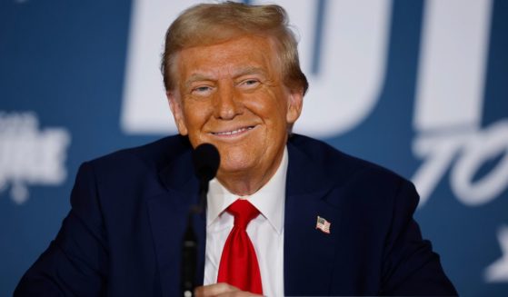 Former President Donald Trump speaks during a roundtable discussion during a campaign stop in Drexel Hill, Pennsylvania, on Tuesday.