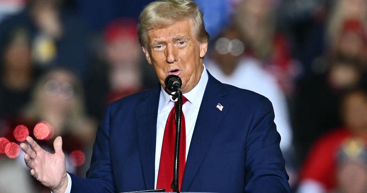 Former President Donald Trump speaks at a campaign rally in Allentown, Pennsylvania, on Tuesday.