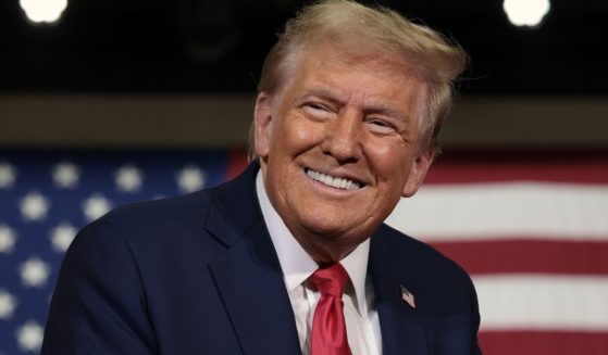 Former President Donald Trump speaks during a town hall campaign event at the Lancaster County Convention Center in Lancaster, Pennsylvania, on Sunday.