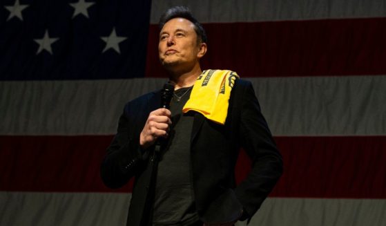 X owner Elon Musk speaks at a town hall in Pittsburgh, Pennsylvania, on Sunday.