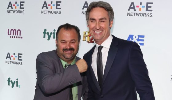 "American Pickers" starts Frank Fritz , left, and Mike Wolfe are pictured in a file photo from 2015, attending an A+E Network event in New York City. Wolfe announced that Fritz has died at the age of 60.