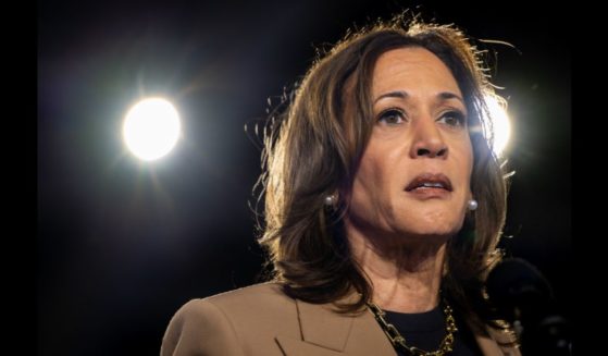 Vice President Kamala Harris speaking at a campaign rally in Chandler, Arizona, in October of 2024.