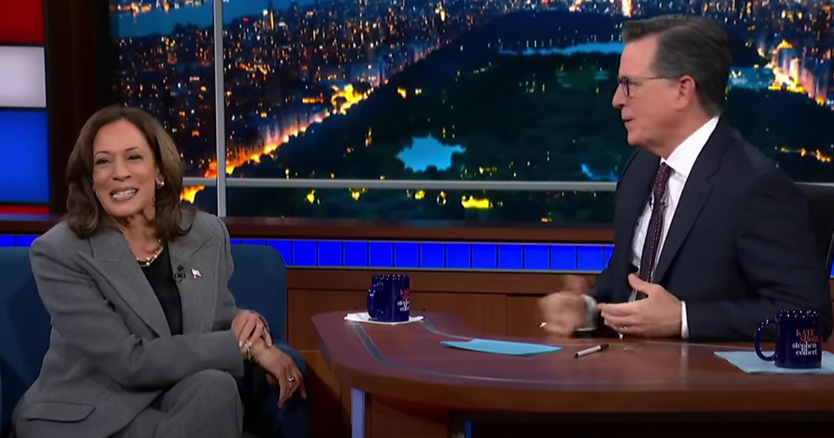 Kamala Harris Causes Confusion with Her Most Bizarre Accent Yet During Stephen Colbert Interview