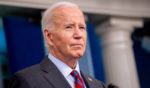 President Joe Biden speaks during a White House media briefing in Washington, D,C., on Friday.