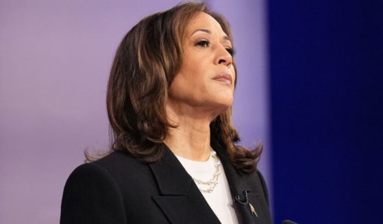 Vice President Kamala Harris speaks during a CNN Presidential Town Hall in Aston, Pennsylvania, on Wednesday.