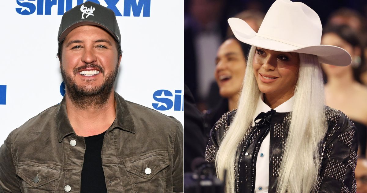 Country music star Luke Bryan, left, faced criticism for his critique of Beyonce, right, and her country music album, so he took to social media to set the record straight.