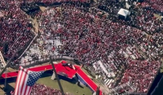 A massive crowd at former President Donald Trump's return to Butler, Pennsylvania.