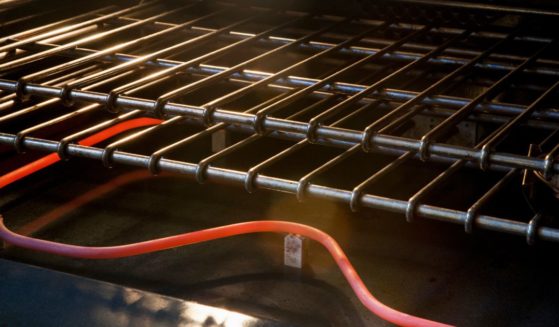 Stock photograph of an electric oven.