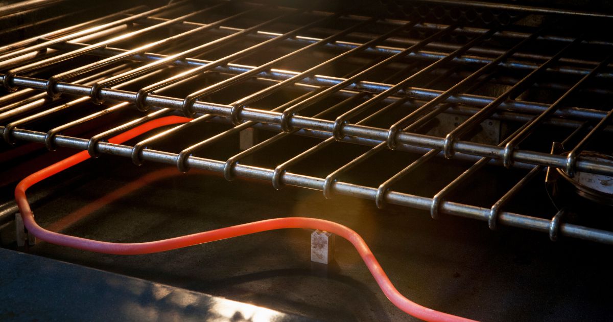 Stock photograph of an electric oven.