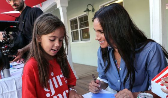 Meghan Markle, The Duchess of Sussex visits Girls Inc. of Greater Santa Barbara on October 02, 2024 in Santa Barbara, California.