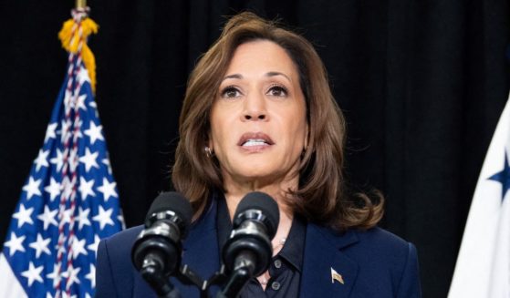 Democratic presidential candidate US Vice President Kamala Harris speaks about the killing of Hamas leader Yahya Sinwar during a statement to the press at the University of Wisconsin - Milwaukee in Milwaukee, Wisconsin, on October 17, 2024.