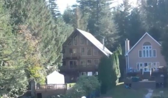 A view of a Washington state home where a family massacre took place.