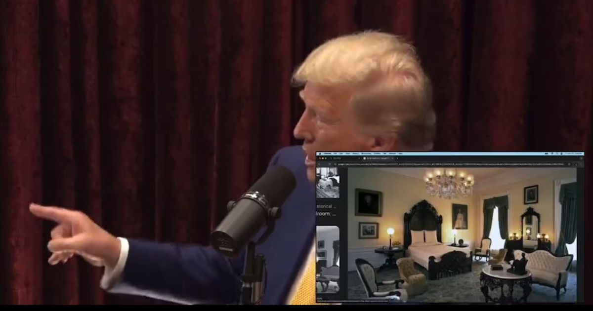 Trump Tells Joe Rogan Tragic Story About the Lincoln Bedroom: ‘They Called it Melancholia’