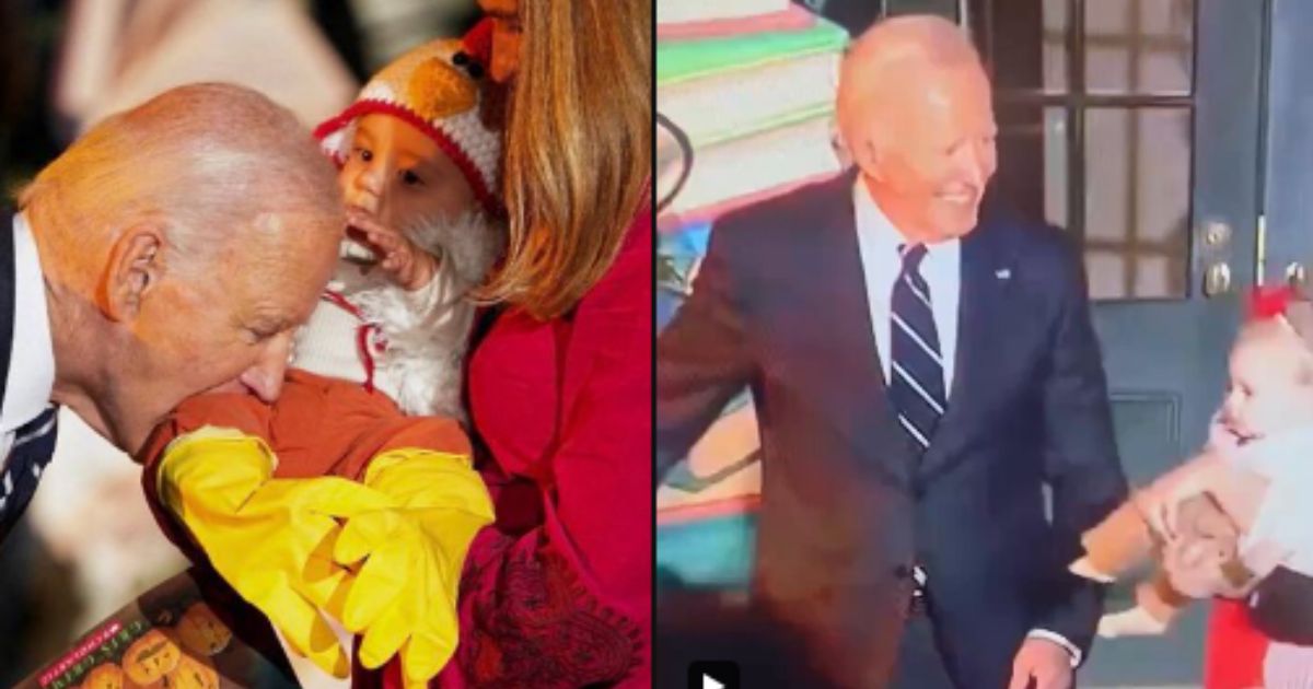 Could They Be More Different: Biden Bites Baby While Trump Hands Out Candy Bars to Trick-or-Treaters