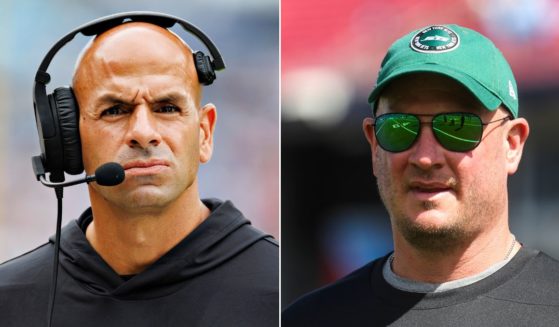 First the New York Jets fired head coach Robert Saleh, left. Now they've demoted offensive coordinator Nathaniel Hackett.