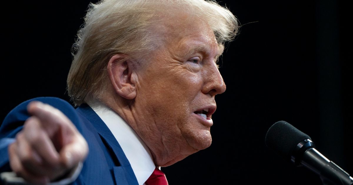 Former President Donald Trump during a campaign rally in Prescott Valley, Arizona, on Oct. 13.