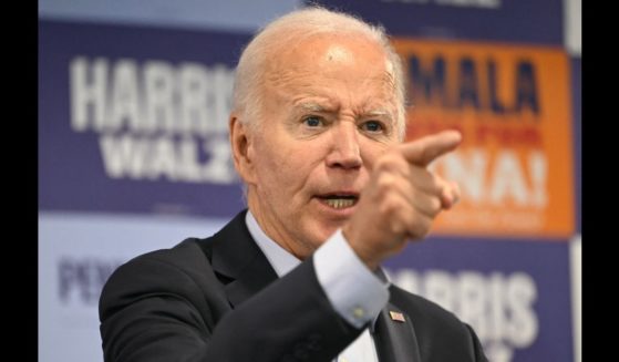 US President Joe Biden speaks during a Laborers' International Union of North America (LiUNA) "Get Out the Vote" kick-off event in Pittsburgh, Pennsylvania, on October 26, 2024