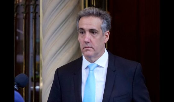 Former Trump attorney, Michael Cohen, departs his home for Manhattan Criminal Court for the trial of former US President Donald Trump for allegedly covering up hush money payments linked to extramarital affairs in New York City, on May 14, 2024.