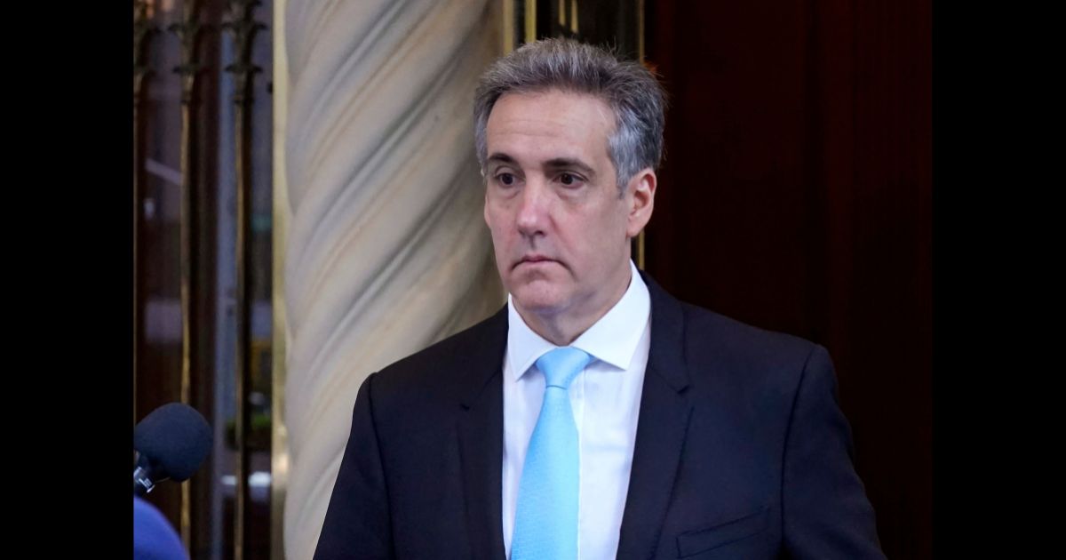 Former Trump attorney, Michael Cohen, departs his home for Manhattan Criminal Court for the trial of former US President Donald Trump for allegedly covering up hush money payments linked to extramarital affairs in New York City, on May 14, 2024.